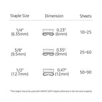 Modern Basics Heavy-Duty Stapler, 90 Sheets High Capacity, Non-Slip, Essentials