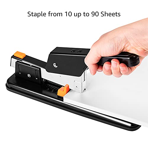 Modern Basics Heavy-Duty Stapler, 90 Sheets High Capacity, Non-Slip, Essentials