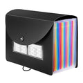 Eco-Friendly Sooez 24 Pockets Expanding File Folder with Collection