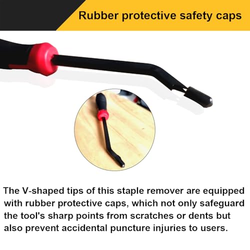 Minimalist Staple Remover,Heavy Duty Staple Remover,Upholstery Stapler Puller Lifter Tool Kit