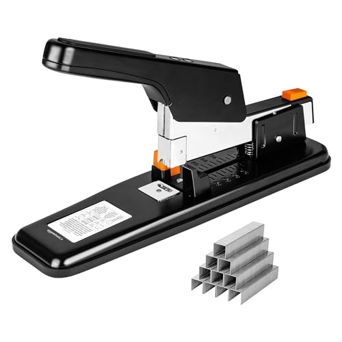 Modern Basics Heavy-Duty Stapler, 90 Sheets High Capacity, Non-Slip, Essentials