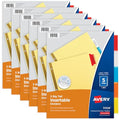 Avery Binder Dividers - 5-Tab Insertable Multicolor Big