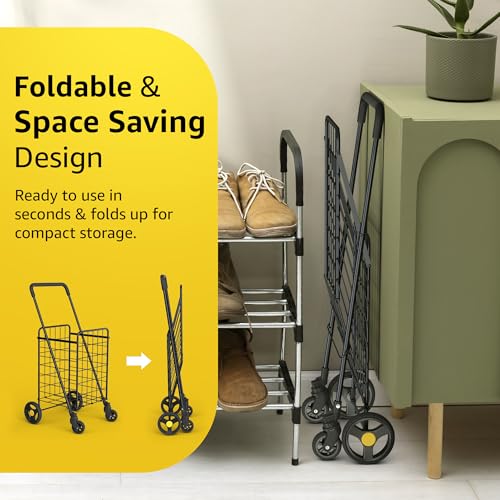 high-quality Our Modern Space Shopping Cart & 360° Swivel Wheels |
