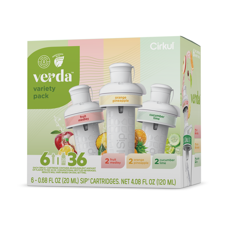 Vitamin-Infused Verda 6-Pack Variety Pack CT2I - Vitamin-Infused Natural Refreshing Flavor Core - Default Title