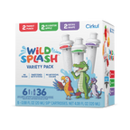 Natural Fruit Flavored Wild Splash 6-Pack Variety Pack 2TB7 - Vitamin-Infused Natural Refreshing Flavor Core - Default Title