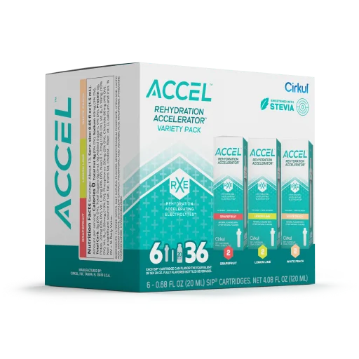 Sugar-Free Accel 6-Pack Variety Pack IZ9I - Sugar-Free Fruit Flavor Cartridge Refill Detail