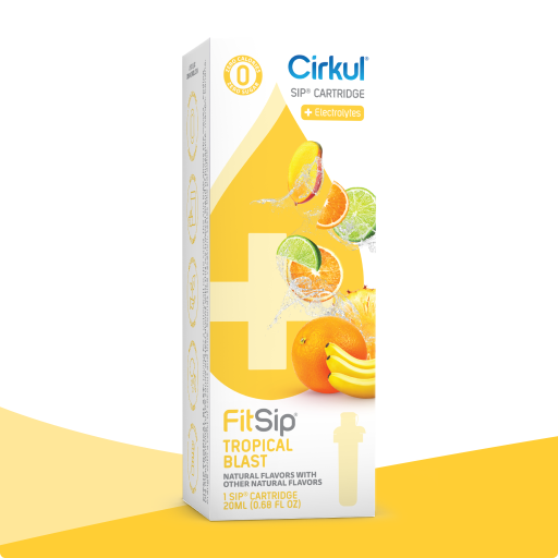 Zero-Calorie FitSip Tropical Blast YWXV - Zero-Calorie Multi-Flavor Sip Pods for Water Bottle - Default Title