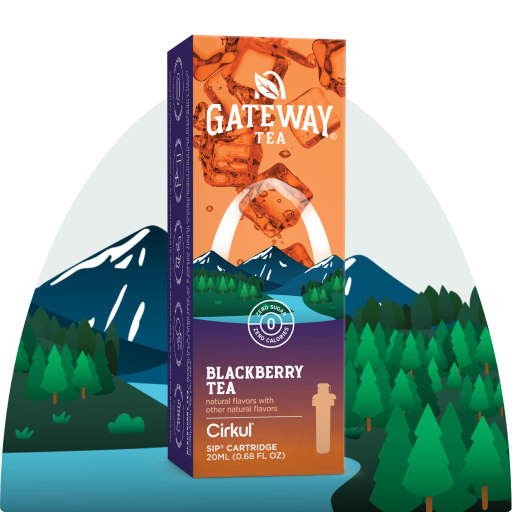 Zero-Calorie Gateway Blackberry Tea BDE1 - Vitamin-Infused Natural Refreshing Flavor Core - Default Title