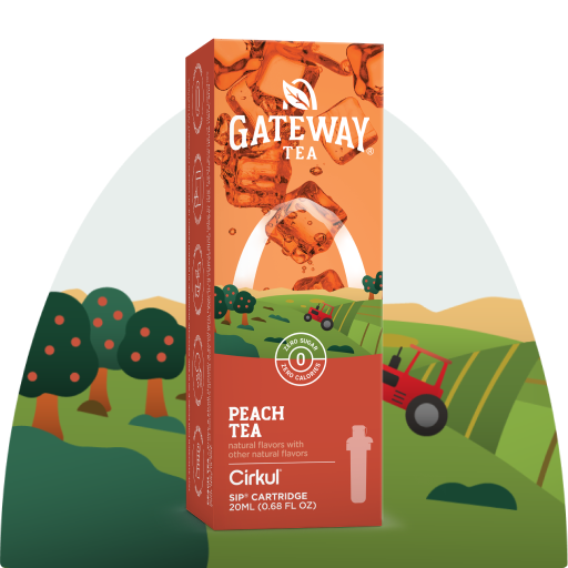 Sugar-Free Gateway Peach Tea 97HL - Sugar-Free Fruit Flavor Cartridge Refill - Default Title