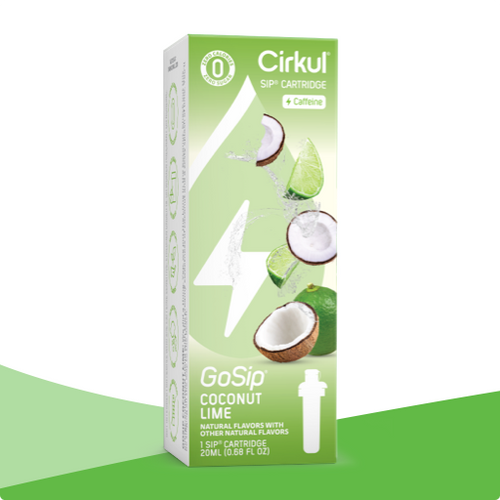 Natural Fruit Flavored GoSip Coconut Lime WWKC - Zero-Calorie Multi-Flavor Sip Pods for Water Bottle - Default Title