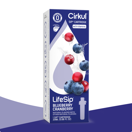 Sugar-Free LifeSip Blueberry Cranberry (Stevia) PE8M - Vitamin-Infused Natural Refreshing Flavor Core - Default Title