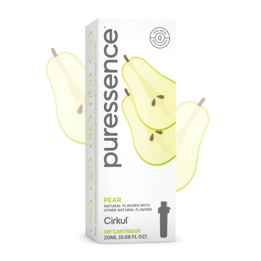 Natural Fruit Flavored Puressence Pear (Unsweetened) QE9E - Electrolyte Hydration Enhanced Taste Cartridges - Default Title