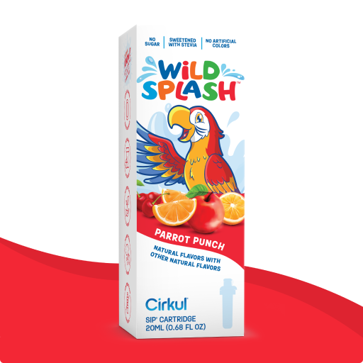 Sugar-Free Wild Splash Parrot Punch RQMG - Zero-Calorie Multi-Flavor Sip Pods for Water Bottle - Default Title